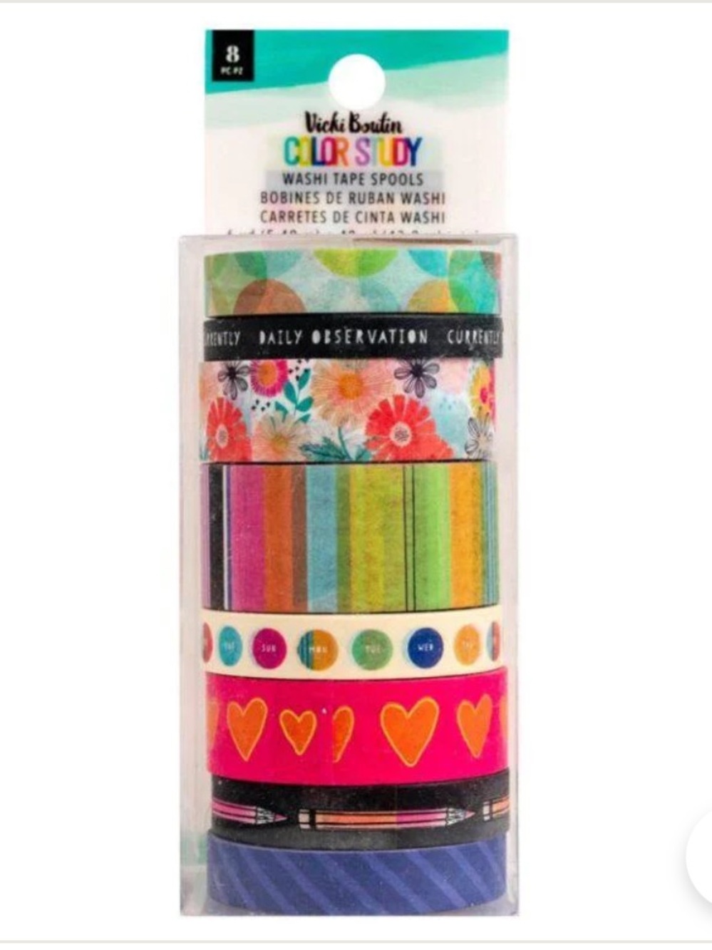 NEW 8 rolls of washi tape scrapbook crafts